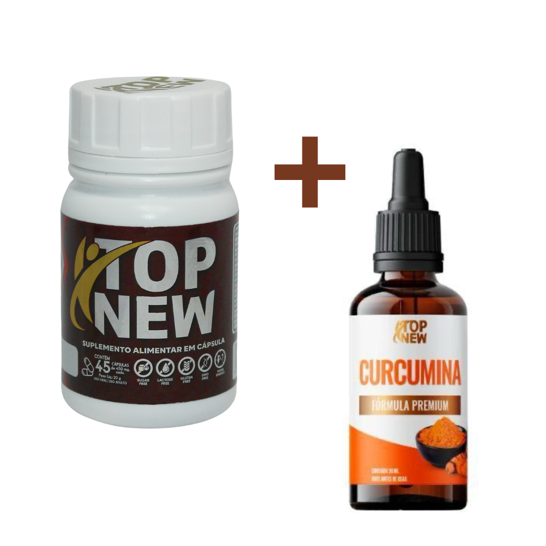 Topnew Termogênico + Curcumina Super Combo