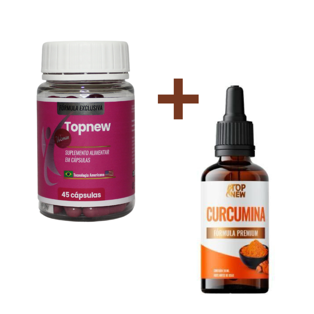 Topnew Woman + Curcumina Super Combo