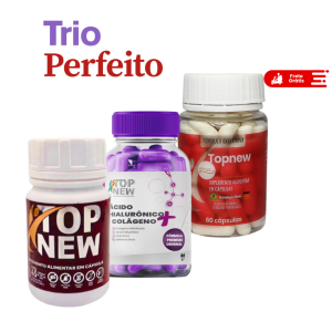 Trio Perfeito Topnew Tradicional + Ácido Hialurônico + Colágeno Verisol